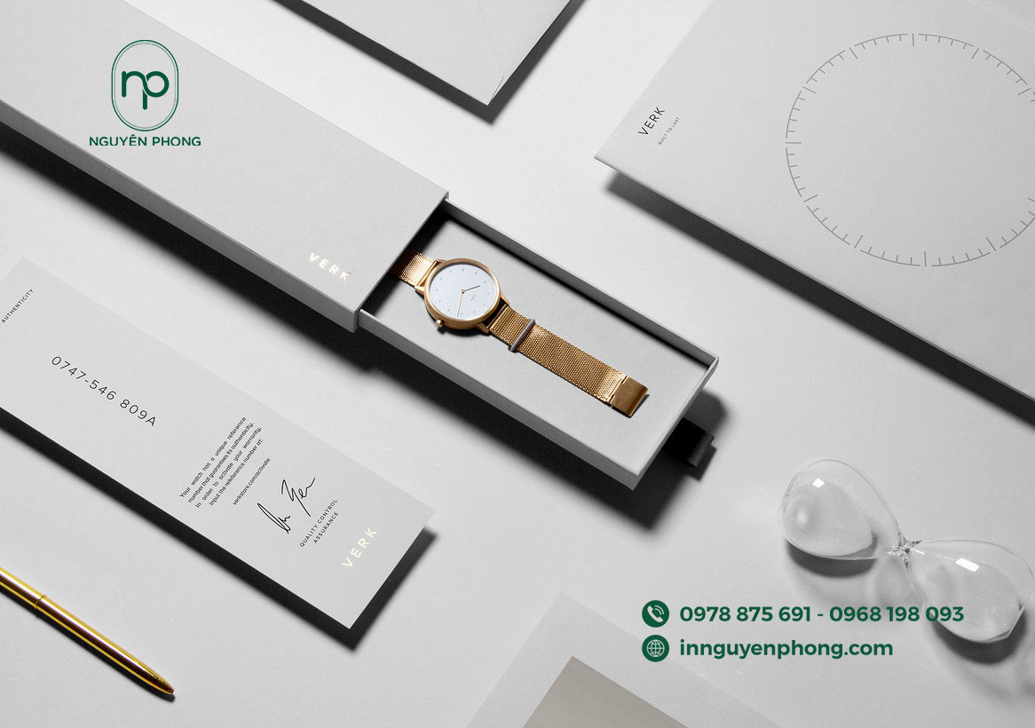 Mẫu hộp rút đựng đồng hồ sang trọng 